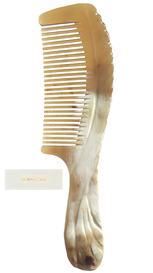 HAND CARVED HORN COMB
